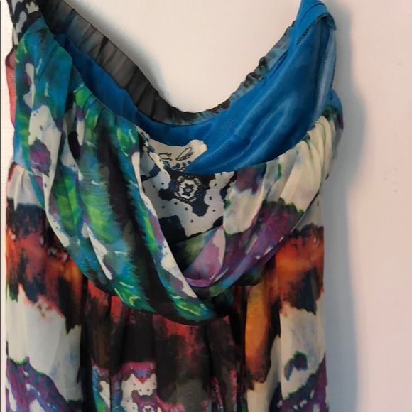 C. Lace multicolor formal dress - Picture 3 of 6